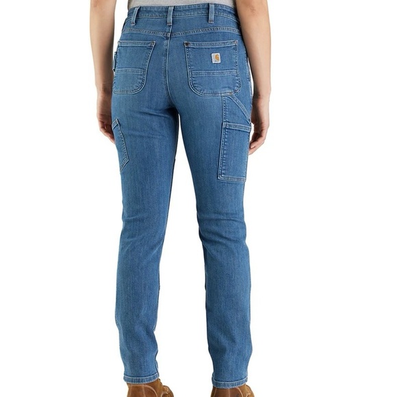 NWT Carhartt Women's Relaxed Fit Double-Front Carpenter Jeans - Picture 2 of 6